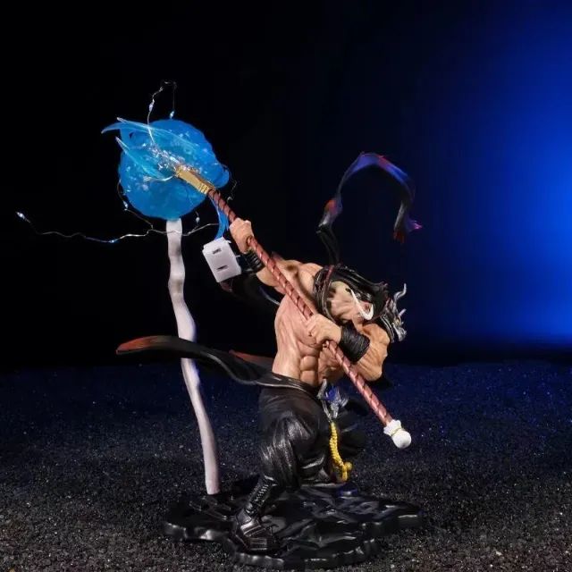 Barba Negra Action figure de one piece Edward Newgate Com Led e espada - Foto 5