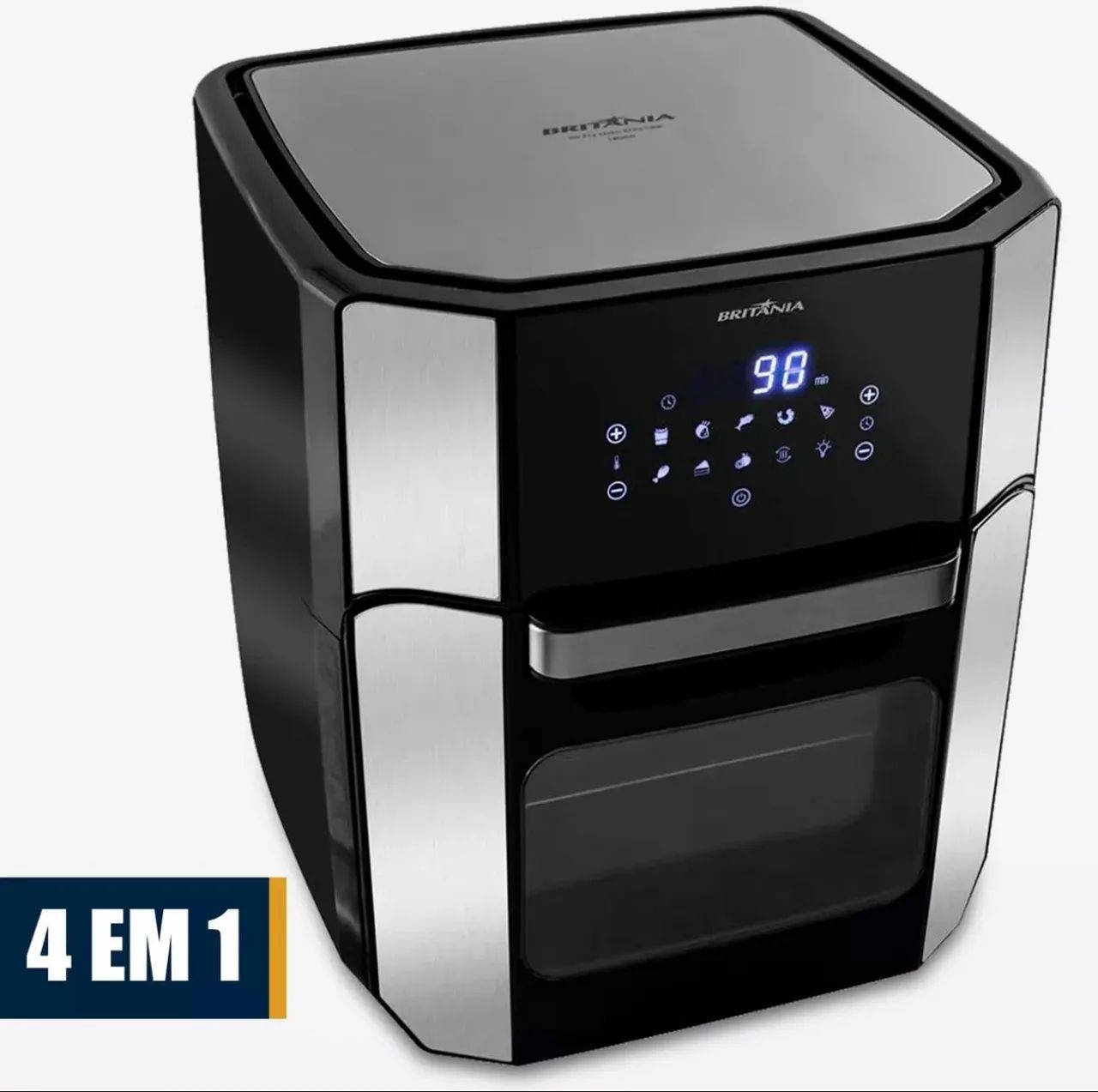 Fritadeira Air Fry Forno Oven 12litros Bfr2100 Britânia 220v - Foto 3