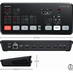 Vendo ATEM mini a baixo do valor - Foto 4