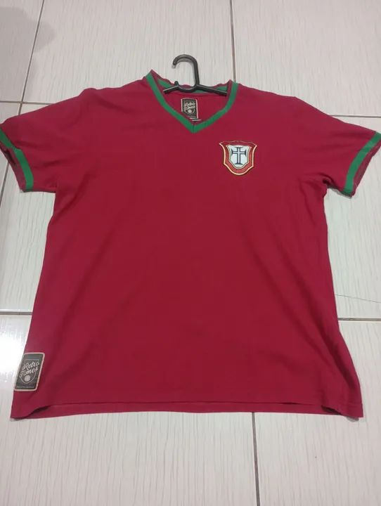 Camiseta Portugal - Retro Timer