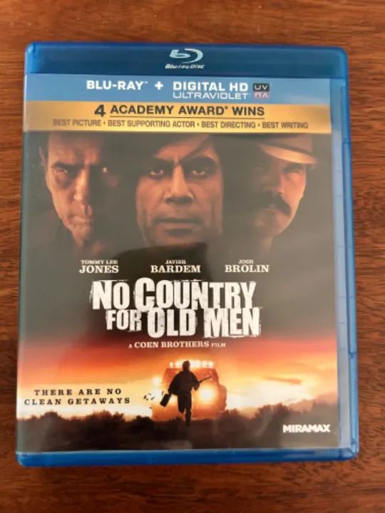 Blu-Ray Onde os Fracos Não Têm Vez. Importado. Sem legendas em PT-BR