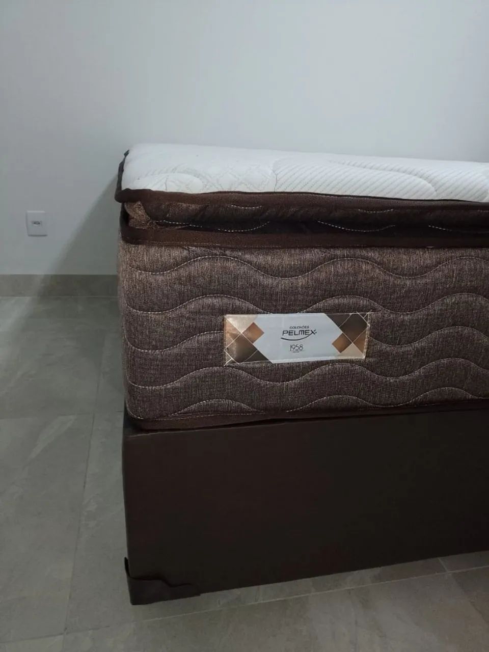 Cama Super King com colchão Bourbon da pelmex - Foto 2