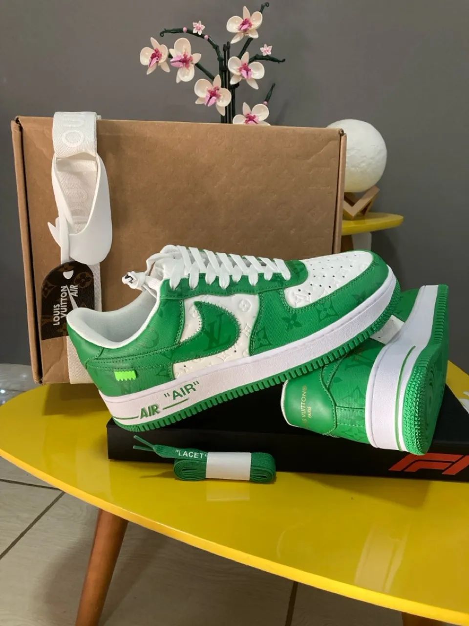 Air Force 1 x Louis Vuitton LV Green - Foto 3