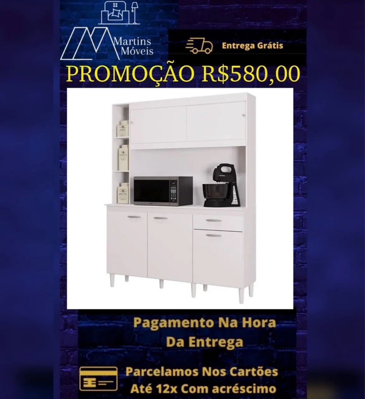 GRANDE PROMOÇÃO*KIT COZINHA DUDA 140 NOVO ENTREGA GRÁTIS ACEITA CARTÃO - Foto 3