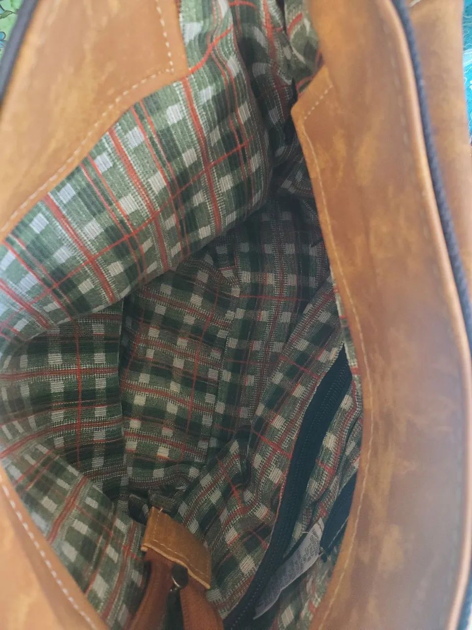 Bolsa universitária transversal lona preta estilo carteiro - Foto 2