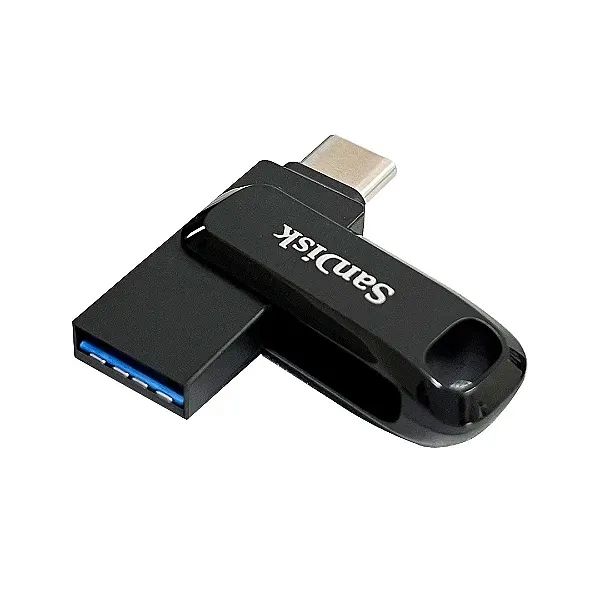 PenDrive 128GB Dual Interface Type-C e USB 3.1 - Sandisk Ultra Dual Drive Go - Foto 3