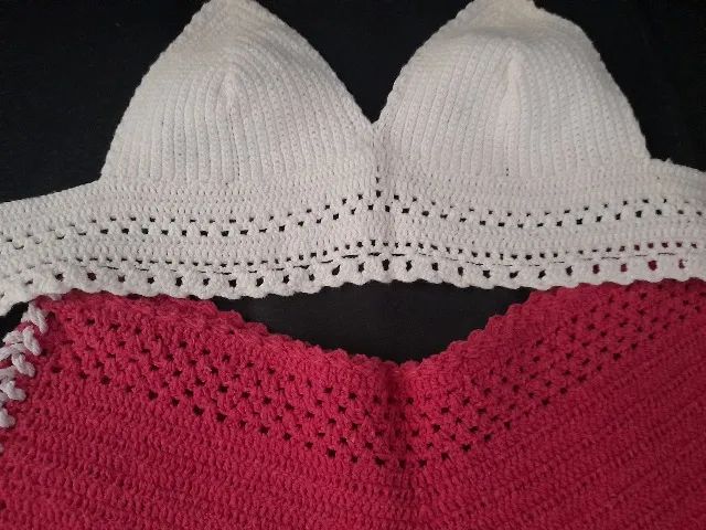 Conjunto P crochê praia  lindíssimo 