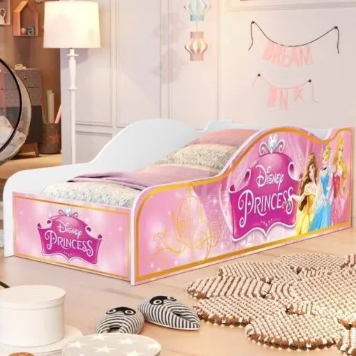 Cama Juvenil Carro (Menina) Princesas 100% MDF