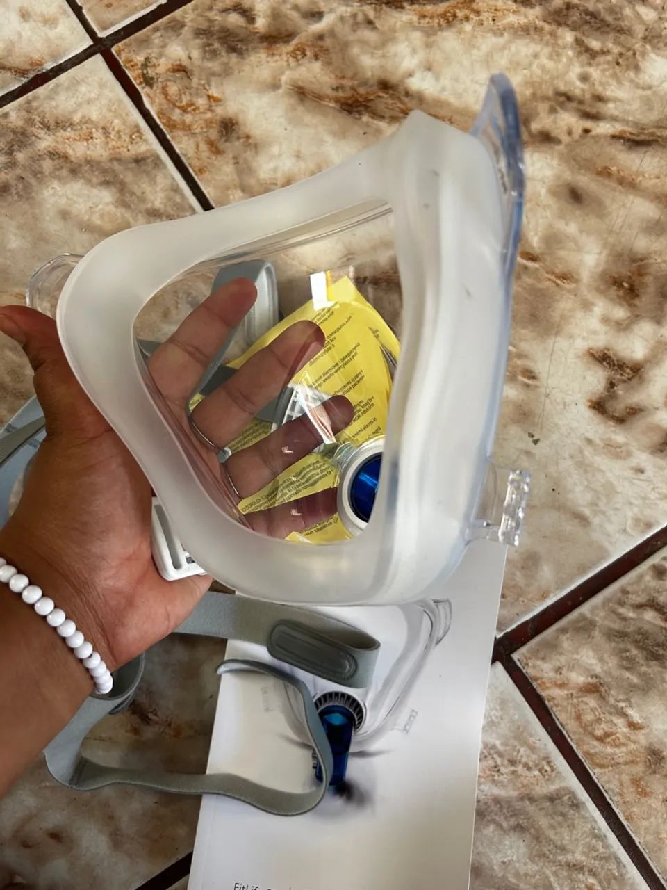 Máscara Facial Respironics FitLife SE - Nova - Foto 3