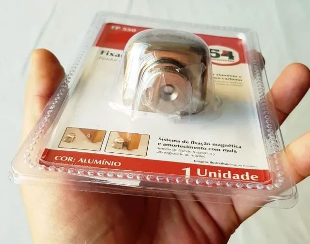 Fixador de Porta com Trava Magnética - FP 550 - Marca Nove 54 Ferramentas - Sem Uso - Foto 2