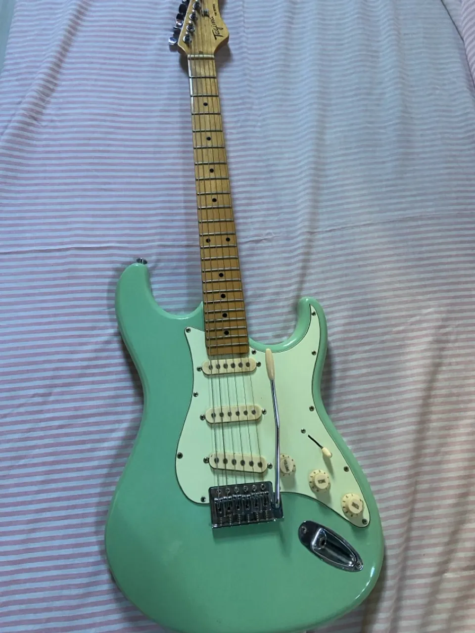 Guitarra Tagima tg530 Stratorcast Verde Mint
