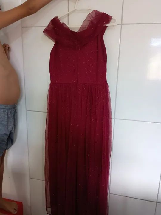Vestido Longo Vermelho para Festa - Foto 4