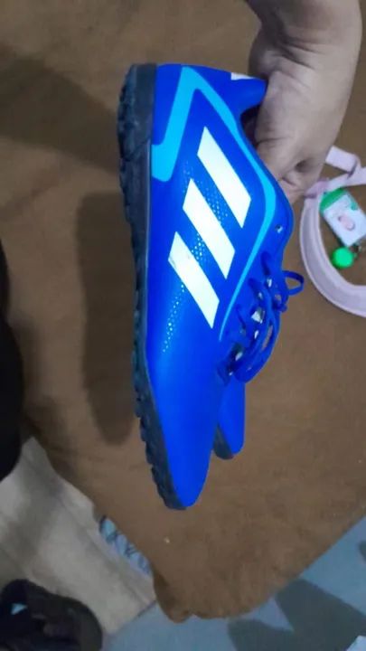 Tênis Adidas Azul - Tamanho 41/42 - Foto 2