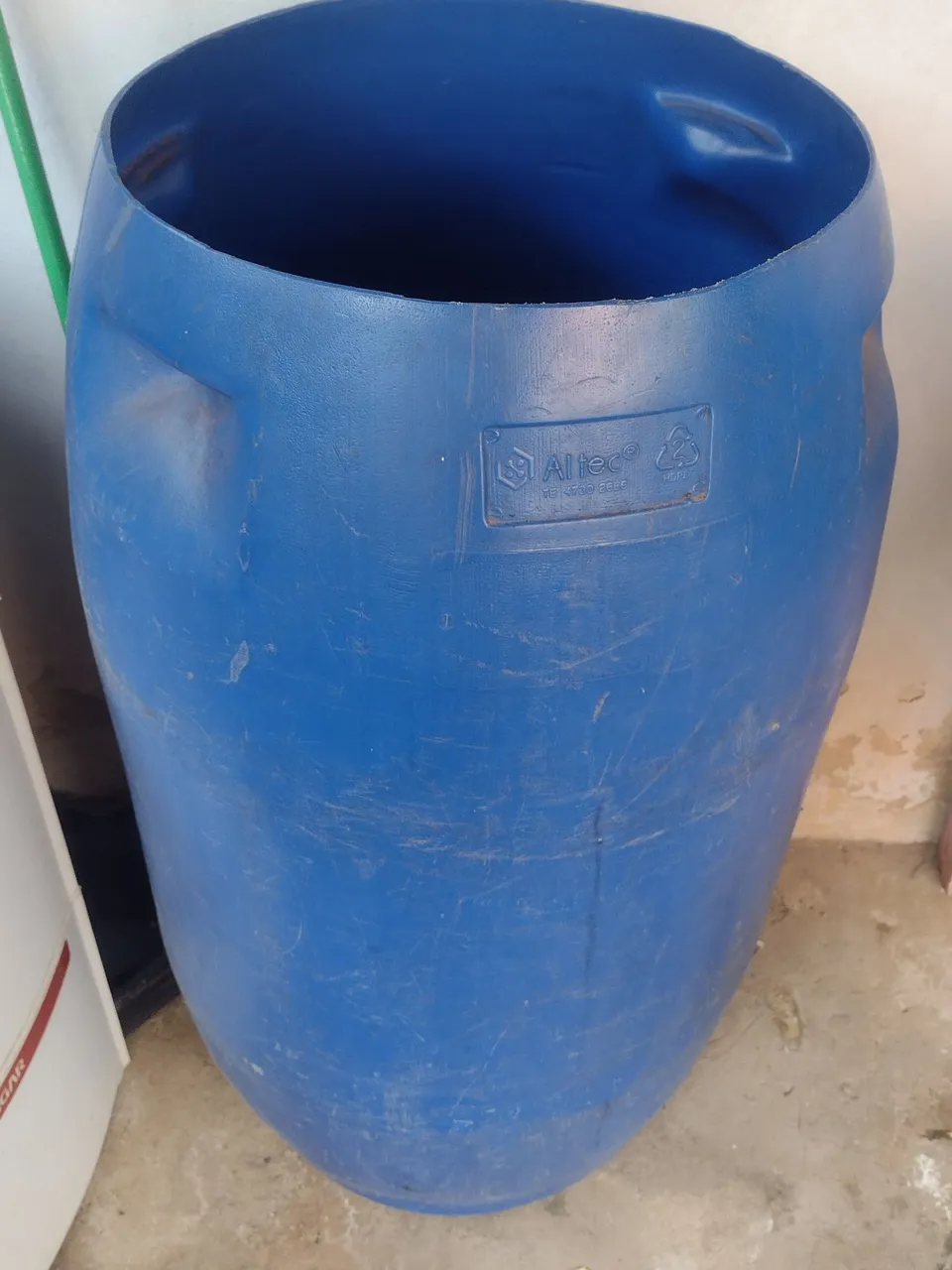 Tambor Plástico Azul Grande
