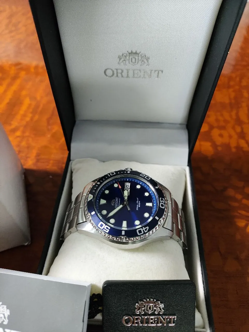 Relógio Orient Ray II Automático- Kit completo + pulseira