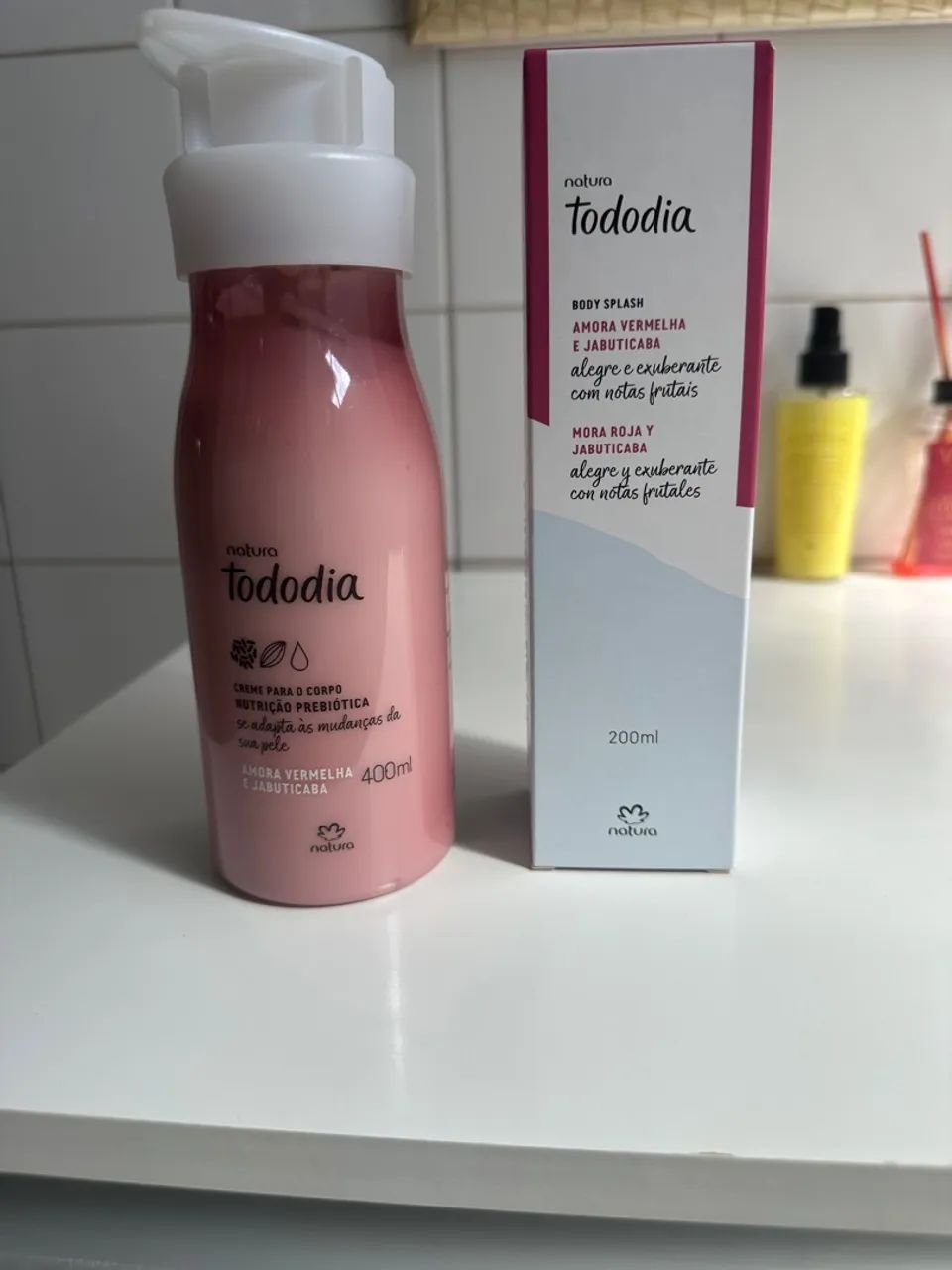 Kit amora vermelha e jabuticaba - Body Splash e Creme Corporal - Foto 4