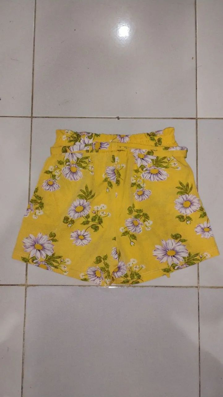 Shorts clochard estampado floral - Foto 2