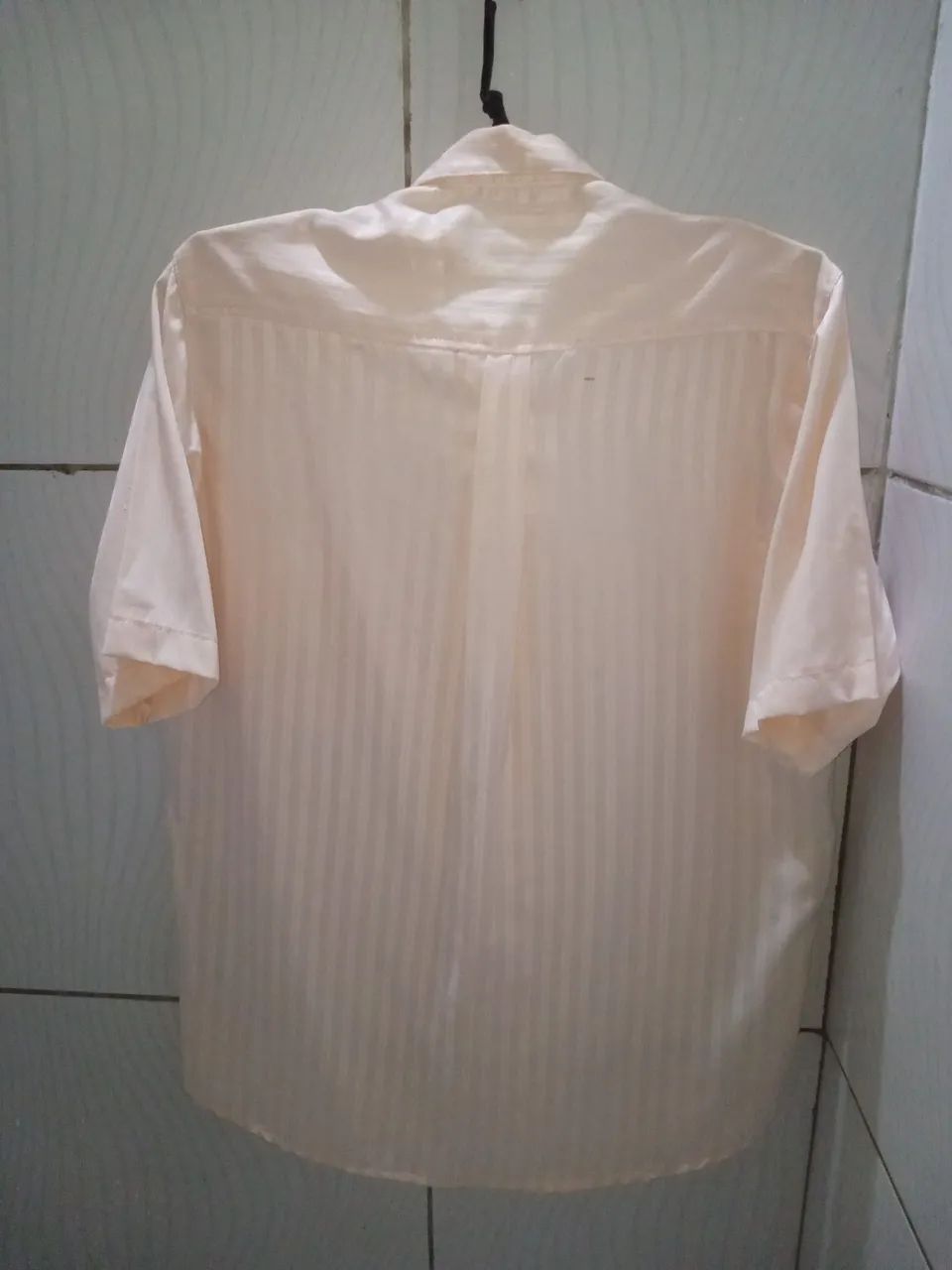 Camisa social Mangas  Curtas Listrada Masculino M - Foto 4