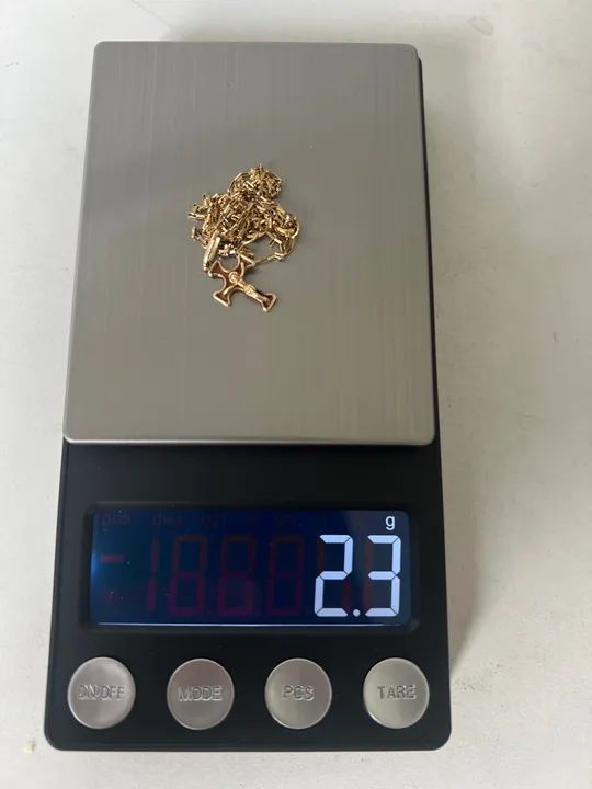 Cordão de ouro com cruz - Foto 5
