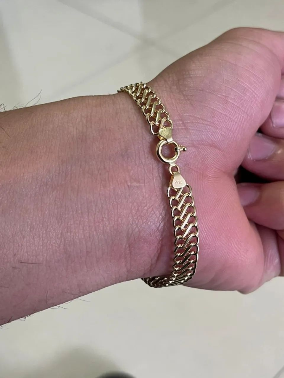 Pulseira Lacraia Ouro 18k  - Foto 4
