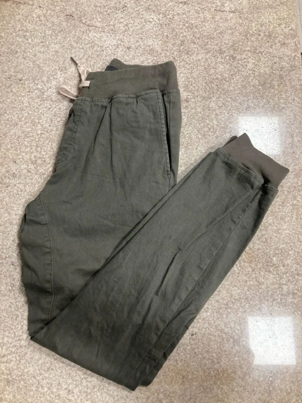 Calças de Moletom Masculina Youcom Verde Militar - Foto 4