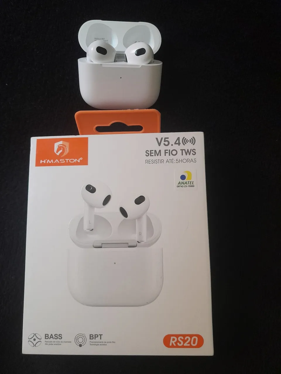Fone de Ouvido Bluetooth H'MASTON V5.4 TWS Sem Fio