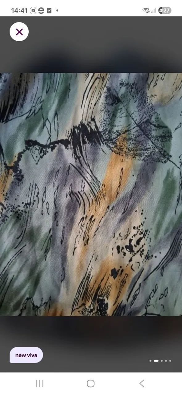 Blusa viscose vintage - Foto 4