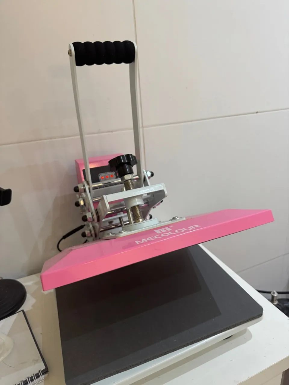 Máquina de Estampar Mecolour Rosa - Foto 2