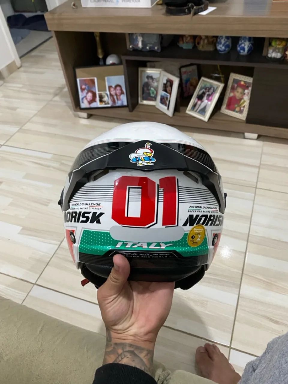 Capacete Norisk Neo Grand Prix Itália TM 58 - Foto 3