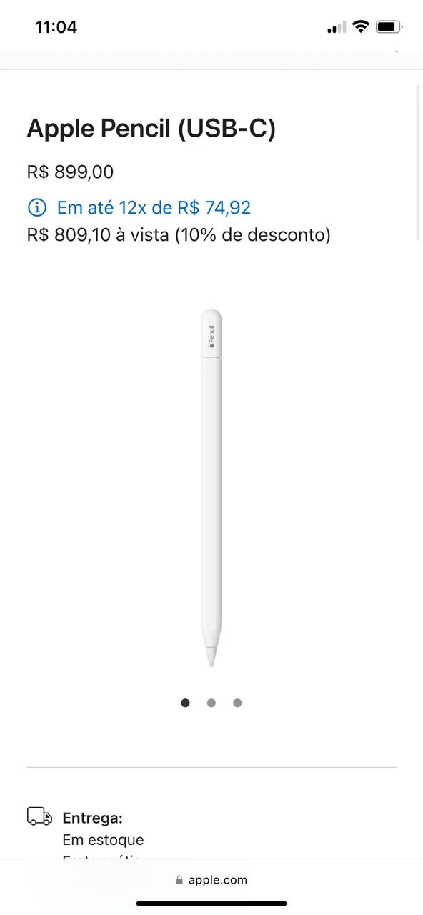 Apple Pencil USB-C - Acessórios de Celular - Funcionários, Belo