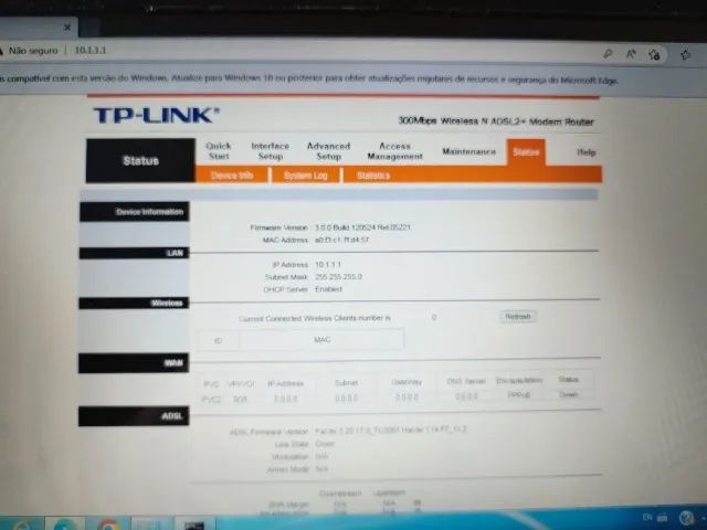 Roteador Modem Wirelles TP-Link TD-W8961 ND 300Mbps - Foto 4