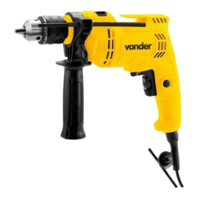 Furadeira Martelete Parafusadeira13mm Vonder FIV 550 550W Acessório 220V Parafuso Broca 