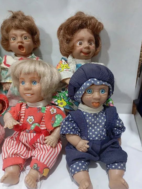 Lotinho de bonecas bebê caretinhas com 17 cm  - Foto 3