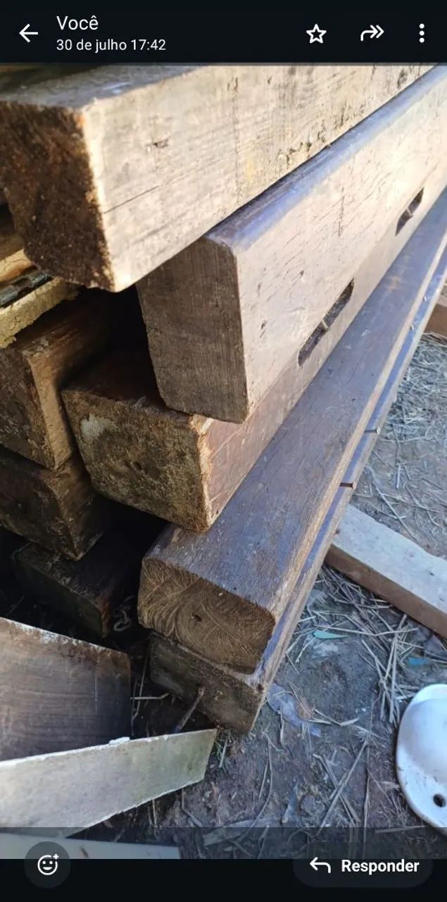 Large lot of thick itaúba, cinnamon, and other hardwoods