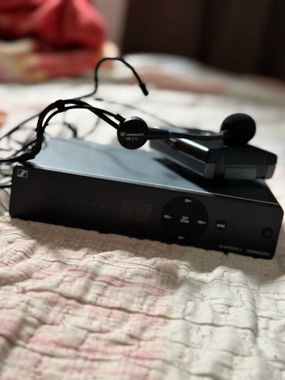 Microfone auricular sem fio Sennheiser (Muito novo) - Foto 3