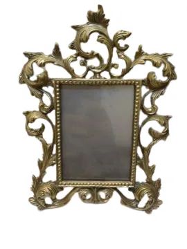 Porta Retrato Em Bronze Barroco  - Foto 2