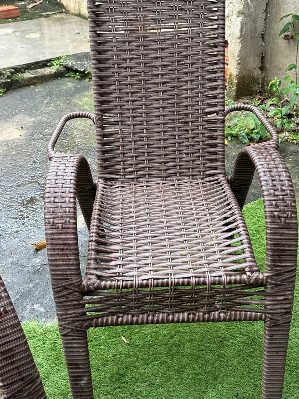 Jogo de Mesa e Cadeiras de Jardim em Rattan - Foto 3
