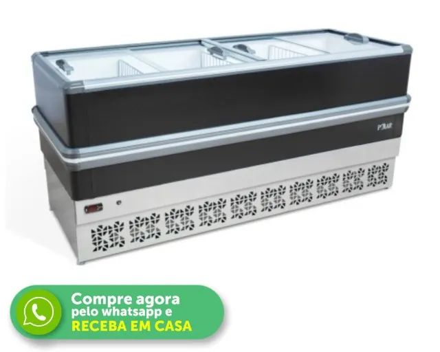Ilha de Congelados 2M Polar Preta 127/220v