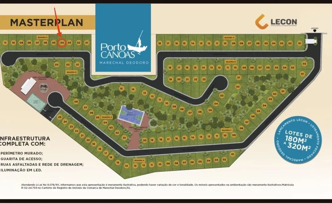 Lote em Condomínio Fechado no Porto Canoas - Marechal Deodoro - Foto 10