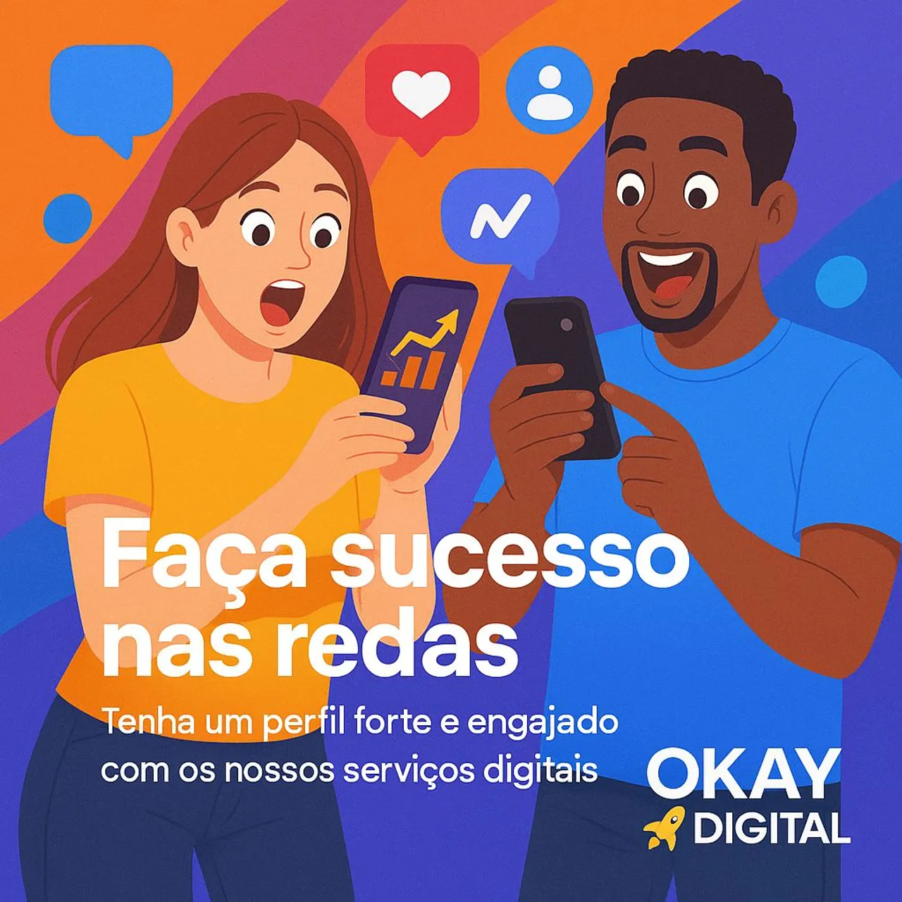 Crie um perfil forte e engajado nas redes sociais!