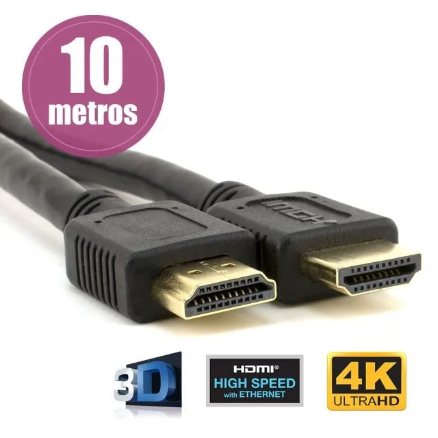 Cabo Hdmi de 10m, entregamos e aceitamos cartões - Foto 2