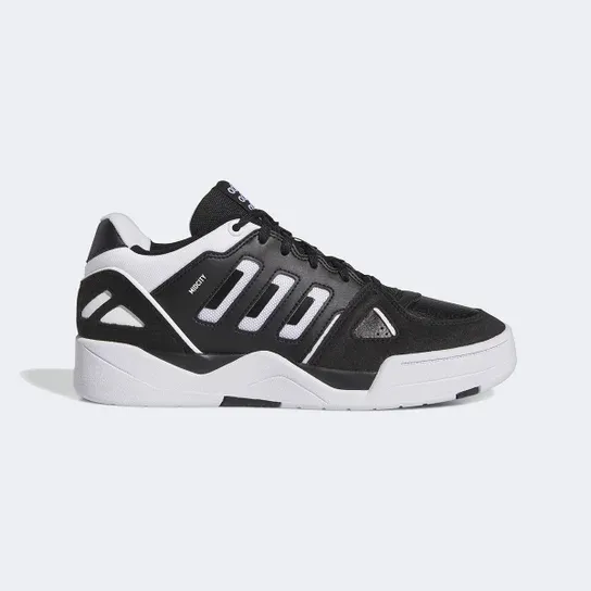 Tenis adidas mid city preto e branco