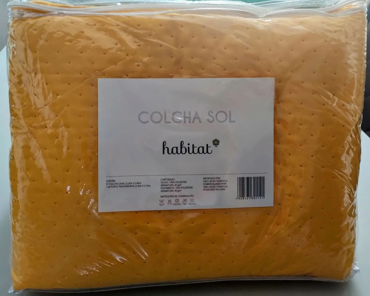 Colcha Lua Habitat - Casal - Verde - Foto 2