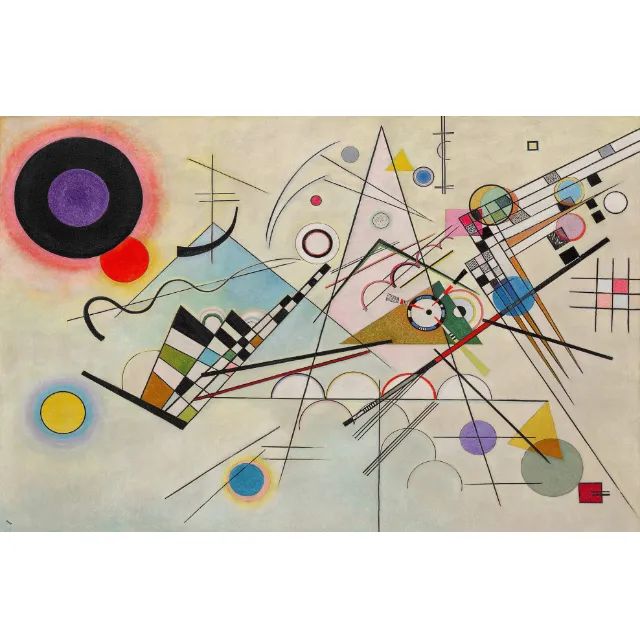 Poster Foto Hd W. Kandinsky 60x90cmo Obra Composition 8