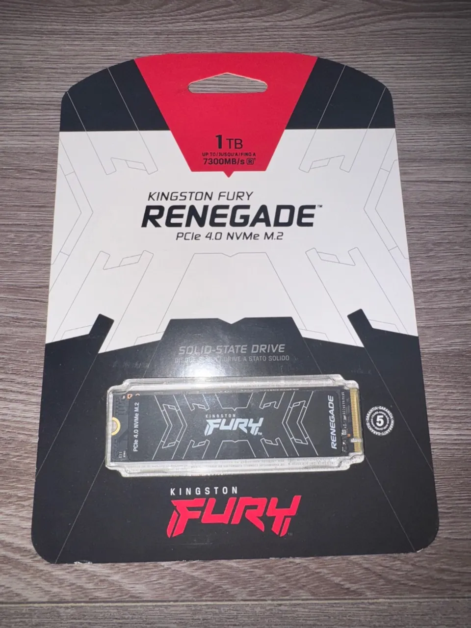 SSD Kingston Fury Renegade 1TB PCIe 4.0 NVMe M.2