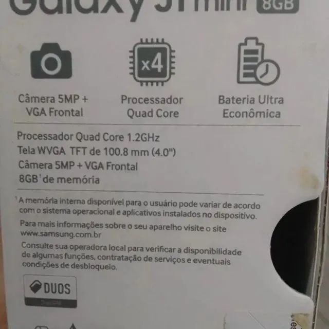 Caixa original com manual do Samsung J1 mini - Foto 4