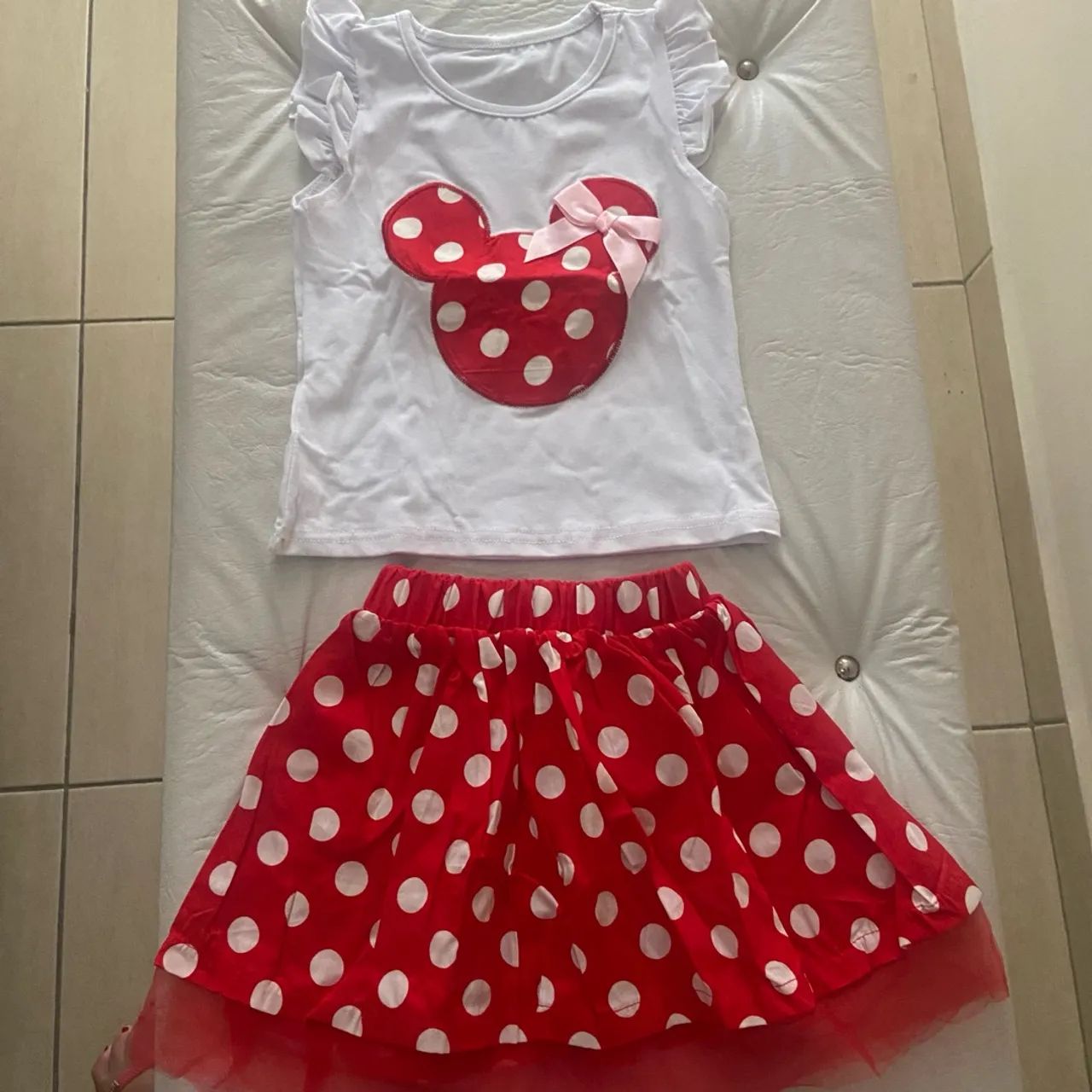 Conjunto Infantil Minnie Floral - Foto 2