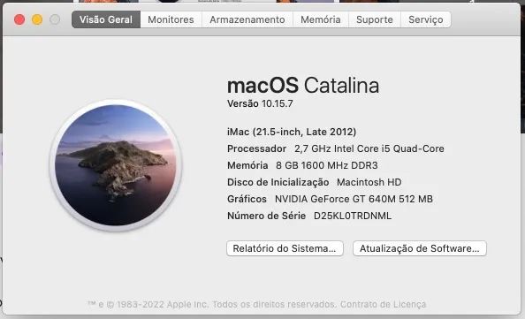 iMac 21,5 Intel I5 8gb 1tb Hd Nvidia Gt 640m ano 2012 - Foto 4