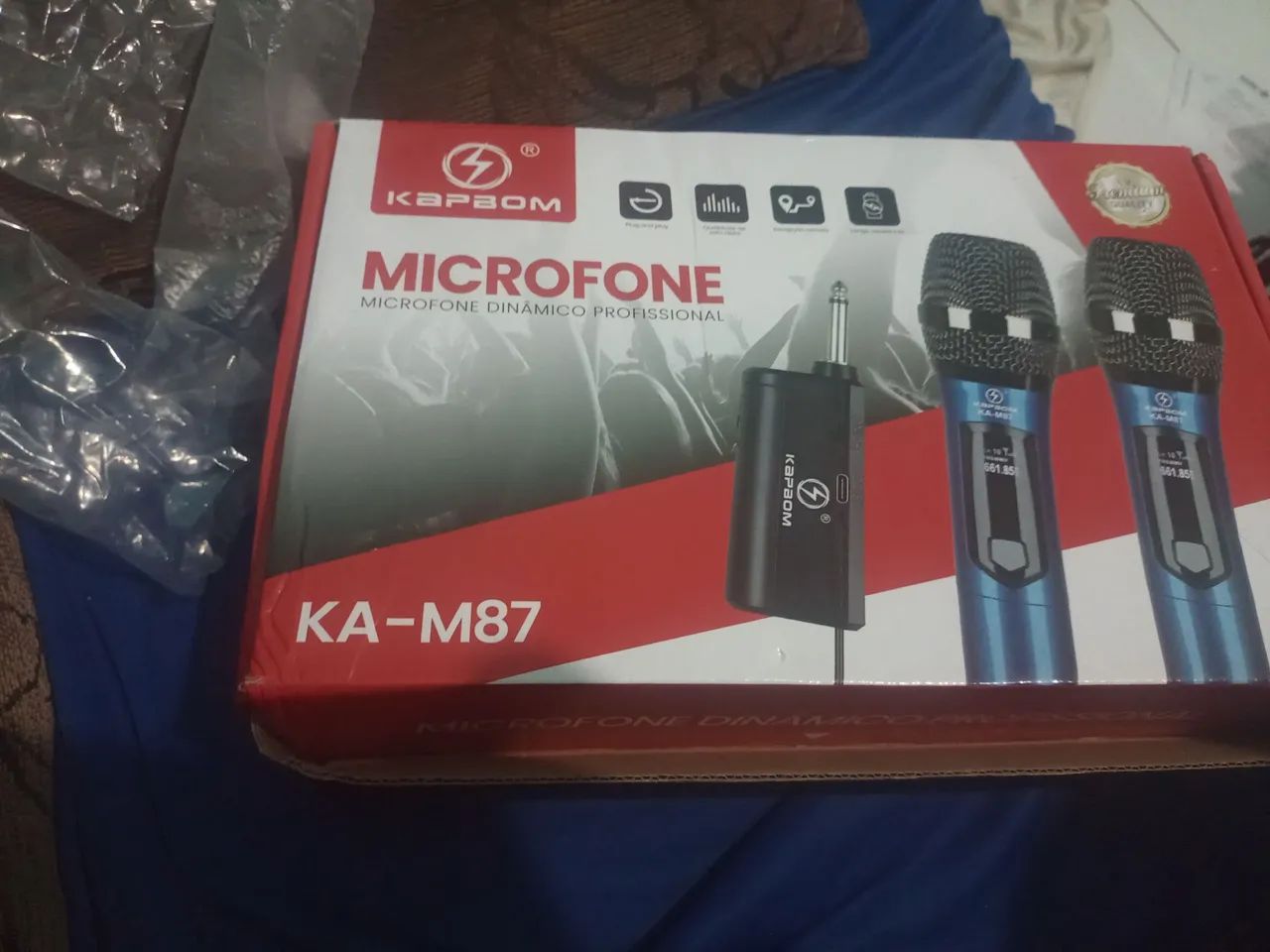 Microfones sem Fio Profissionais - Kit Completo! - Foto 3
