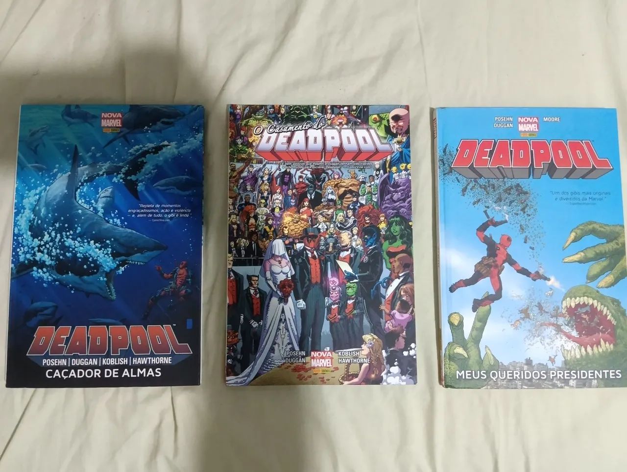 HQs Deadpool - Caçador de Almas, Casamento e Meus Queridos Presidentes